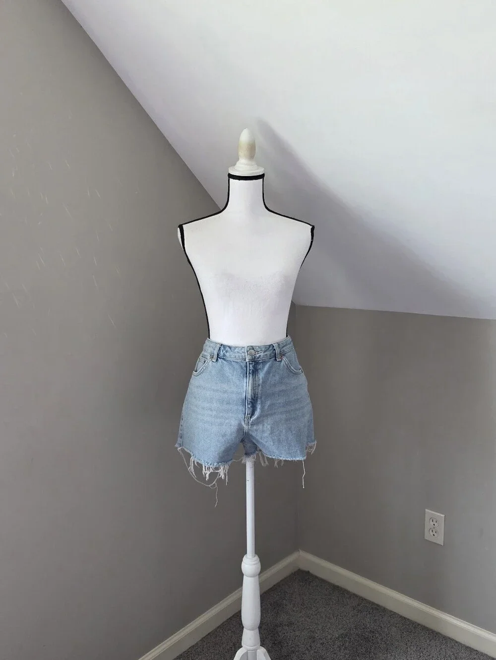 Topshop Mom Denim Shorts